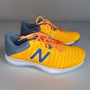 New Balance MCH696U4 Orange & Gray Tennis Shoes Men's 10.5 D Worn Once